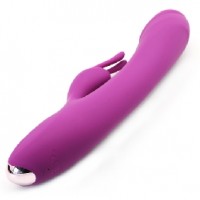 Rabbit Vibrator 20 Function Silicone Rechargeable PURPLE